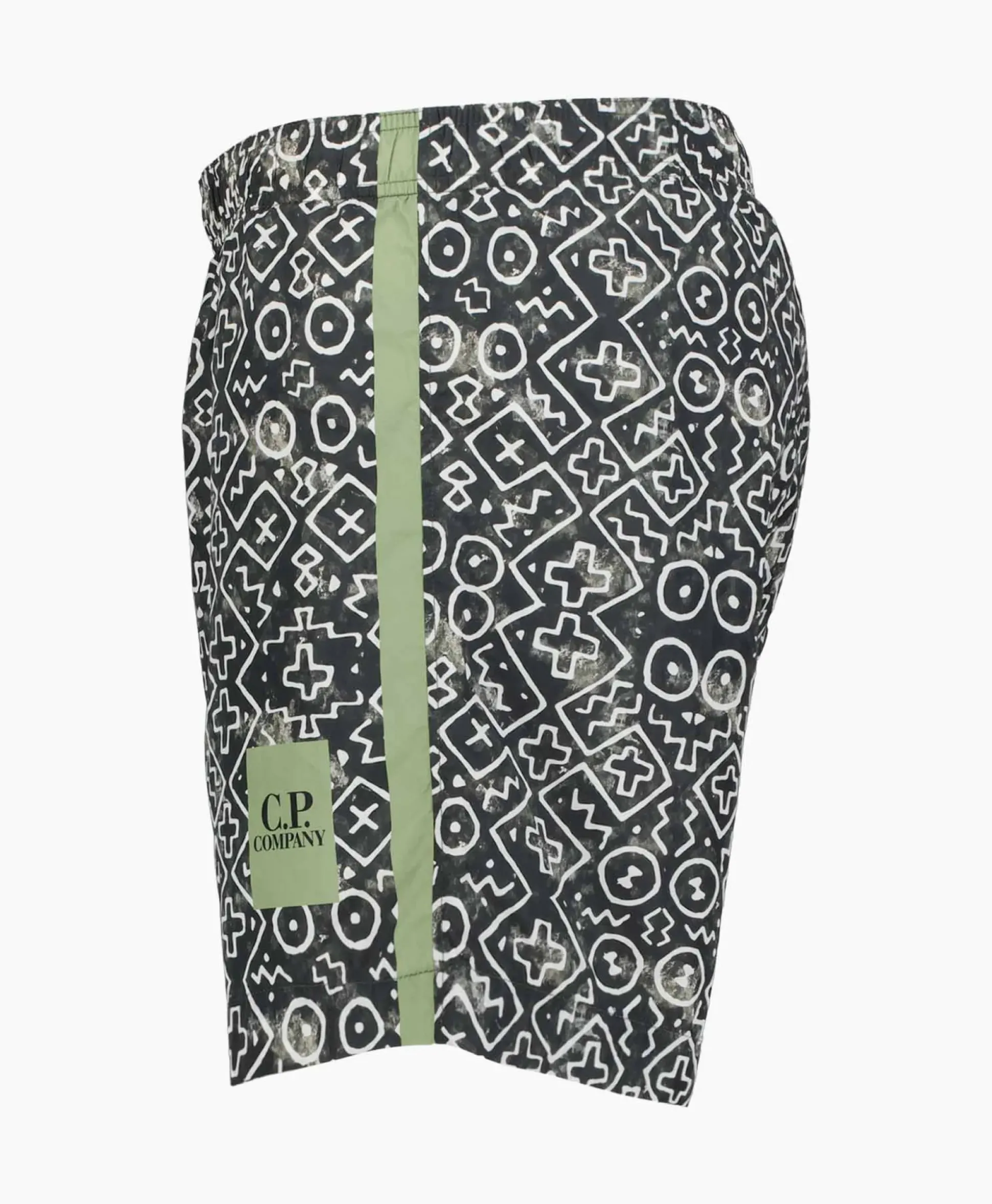 Cp Company Zwembroek Flat Nylon Inca Groen