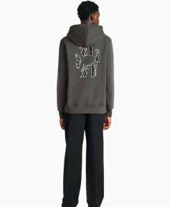 Daily Paper Hoodie Halim Donker Grijs