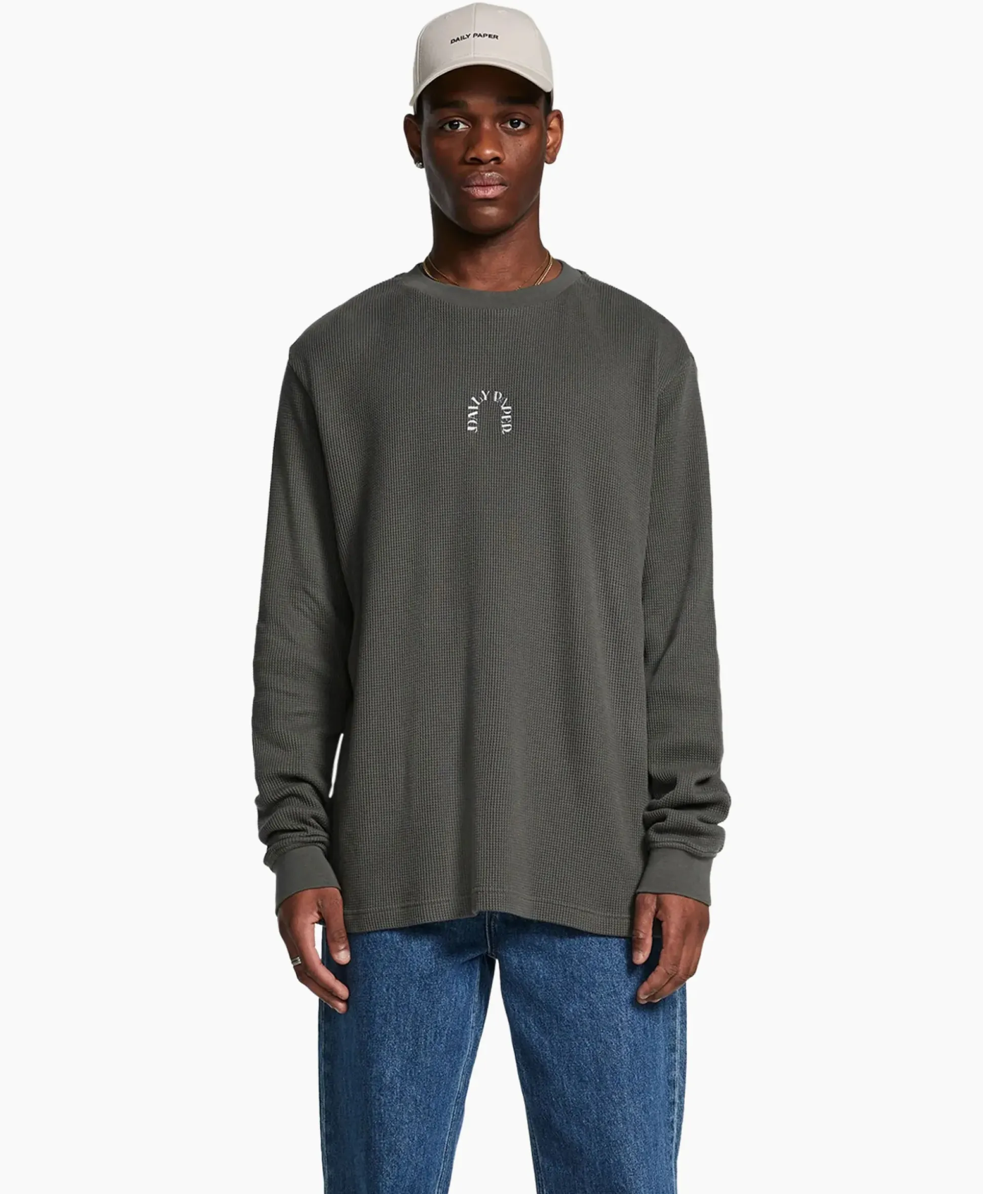 Daily Paper Longsleeve Arabesque Donker Groen