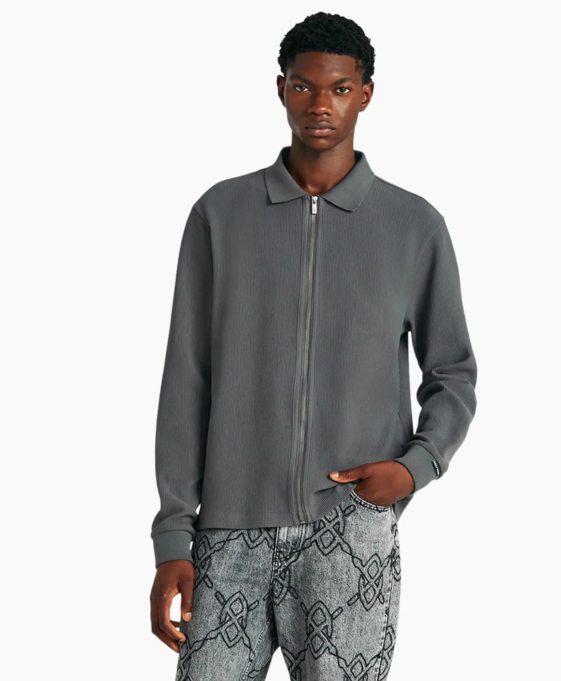 Daily Paper Overshirt Parram Grijs