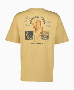 Daily Paper T-Shirt Korte Mouw Identity Beige