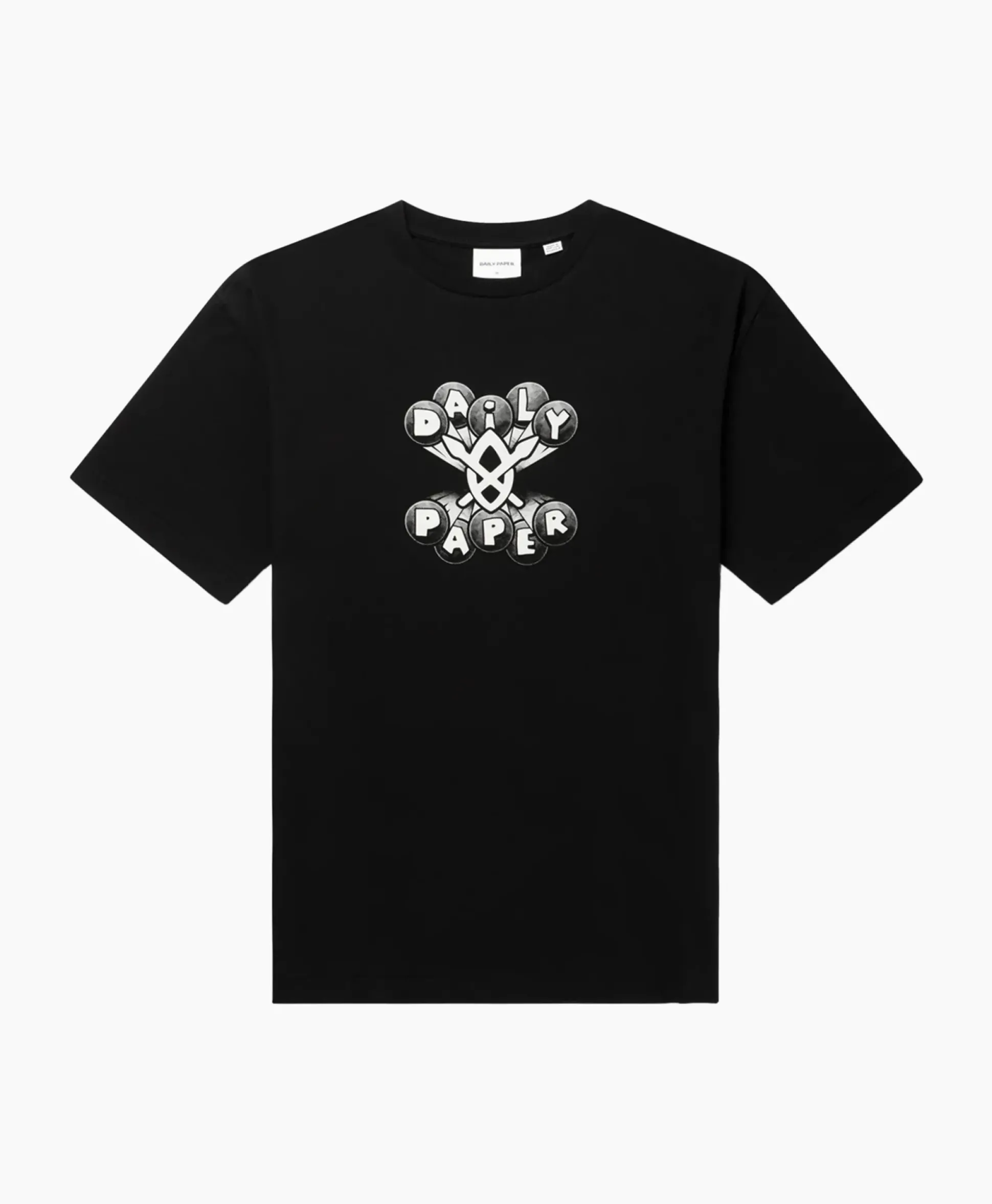Daily Paper T-Shirt Korte Mouw Omar Zwart
