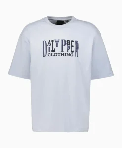 Daily Paper T-Shirt Korte Mouw United Licht Blauw