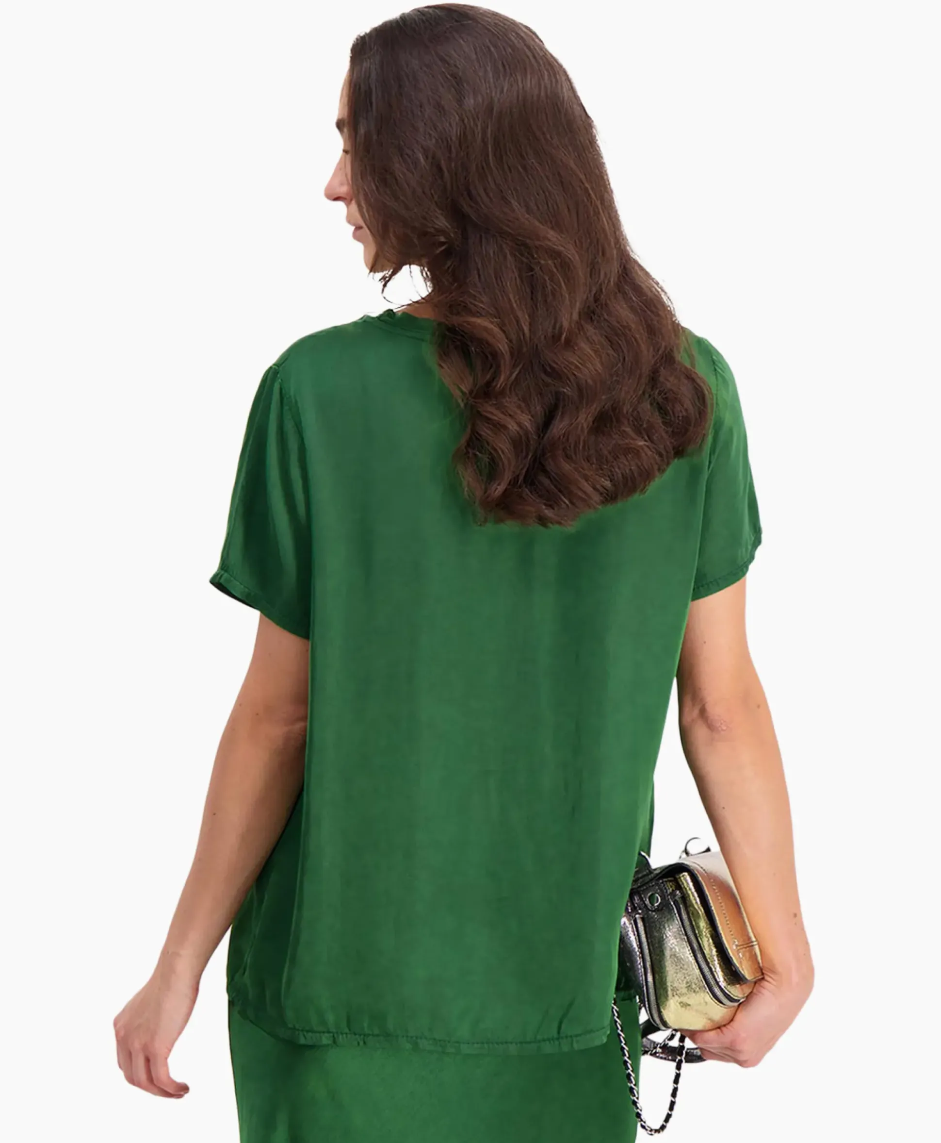 D'Arc Top Round Neck Groen