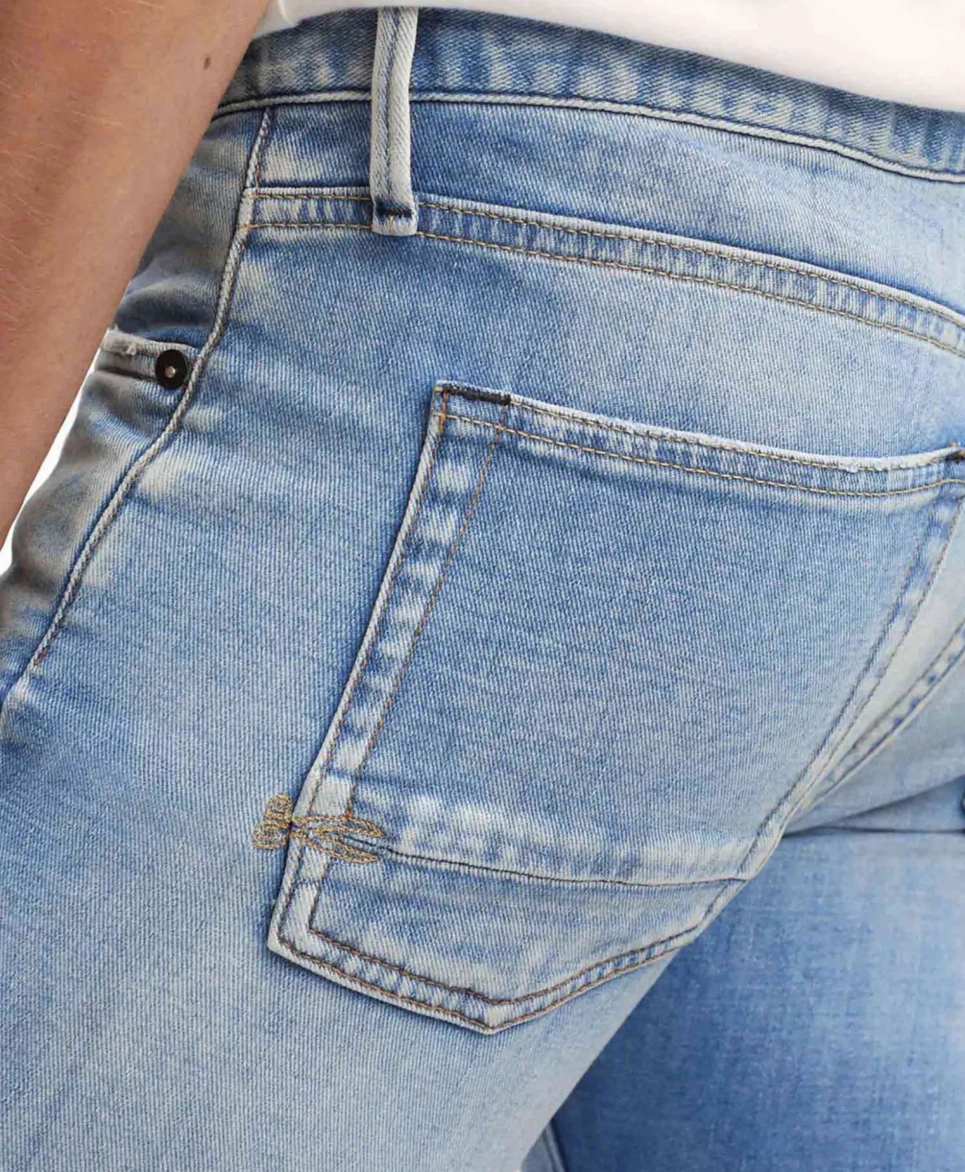 Denham Jeans Bolt Fmosc Off White