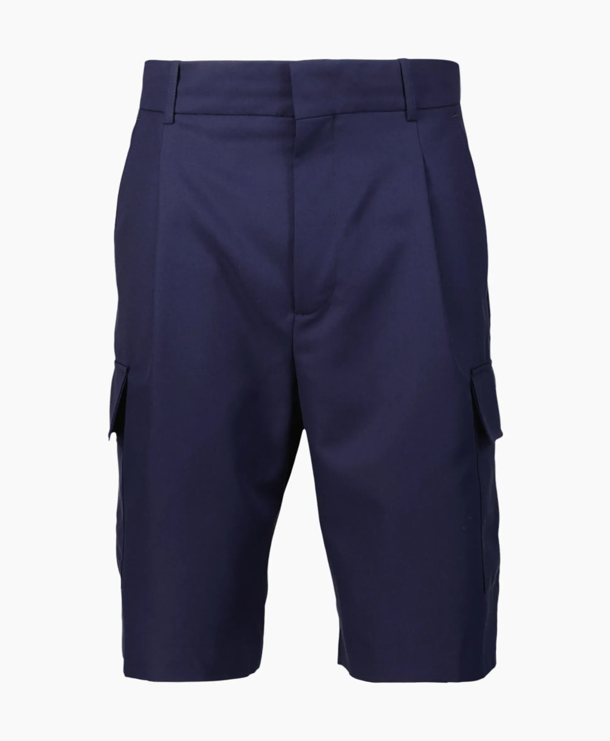 Drole De Monsieur Korte Broek Le Short Cargo Laine Donker Blauw