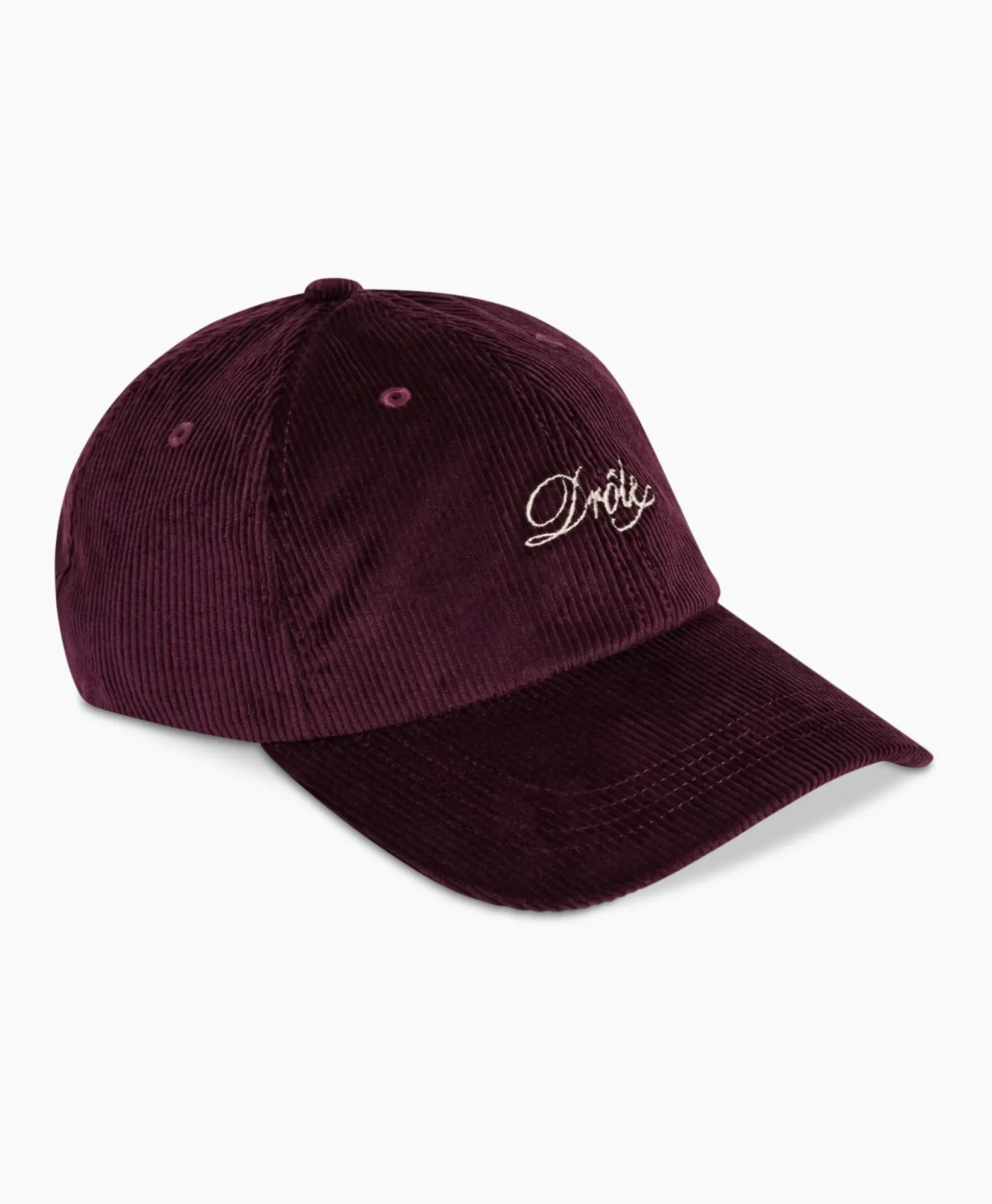 Drole De Monsieur Pet La Casquette Corduroy Donker Rood