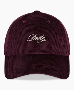 Drole De Monsieur Pet La Casquette Corduroy Donker Rood