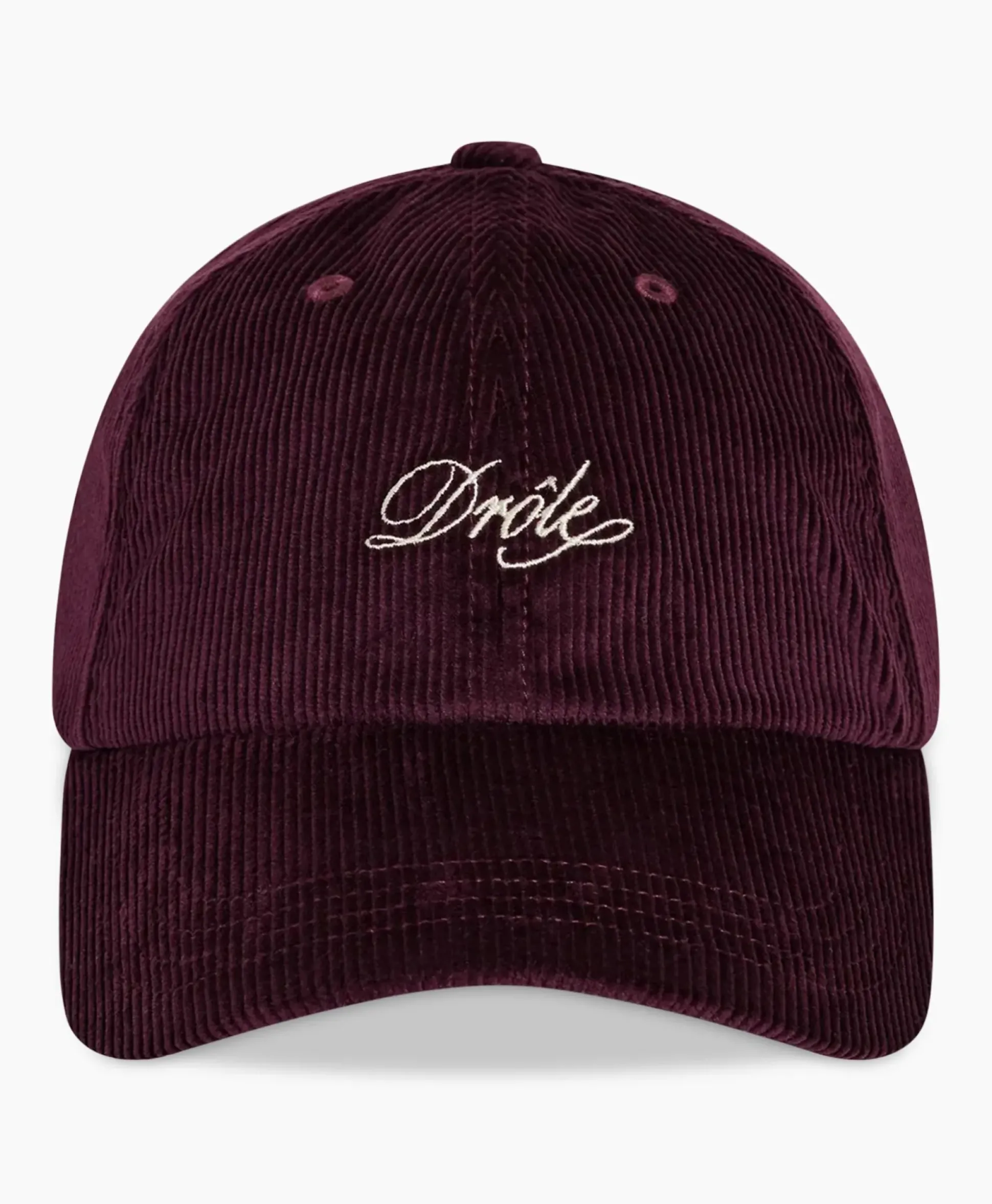 Drole De Monsieur Pet La Casquette Corduroy Donker Rood