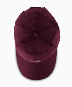 Drole De Monsieur Pet La Casquette Corduroy Donker Rood