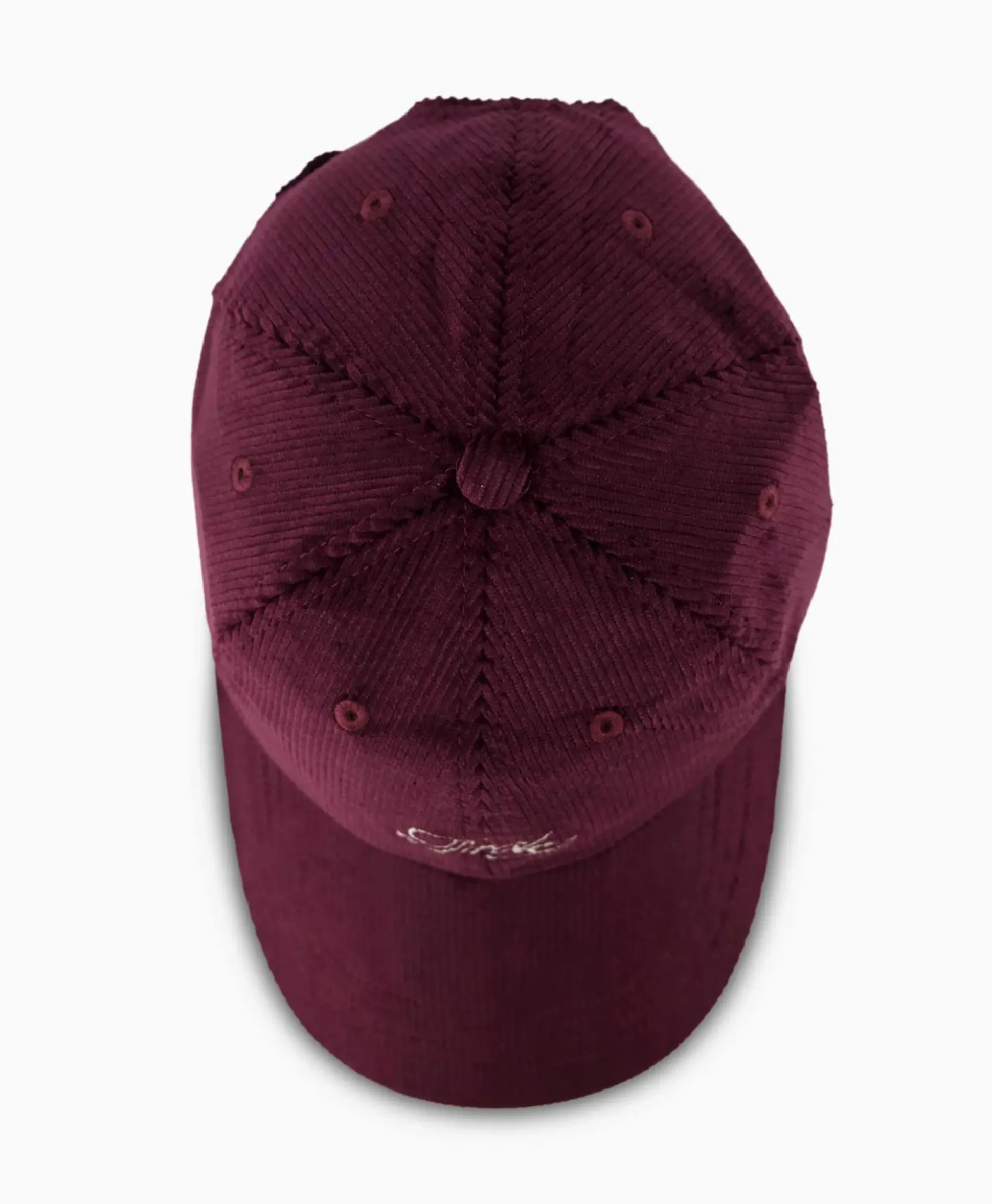 Drole De Monsieur Pet La Casquette Corduroy Donker Rood