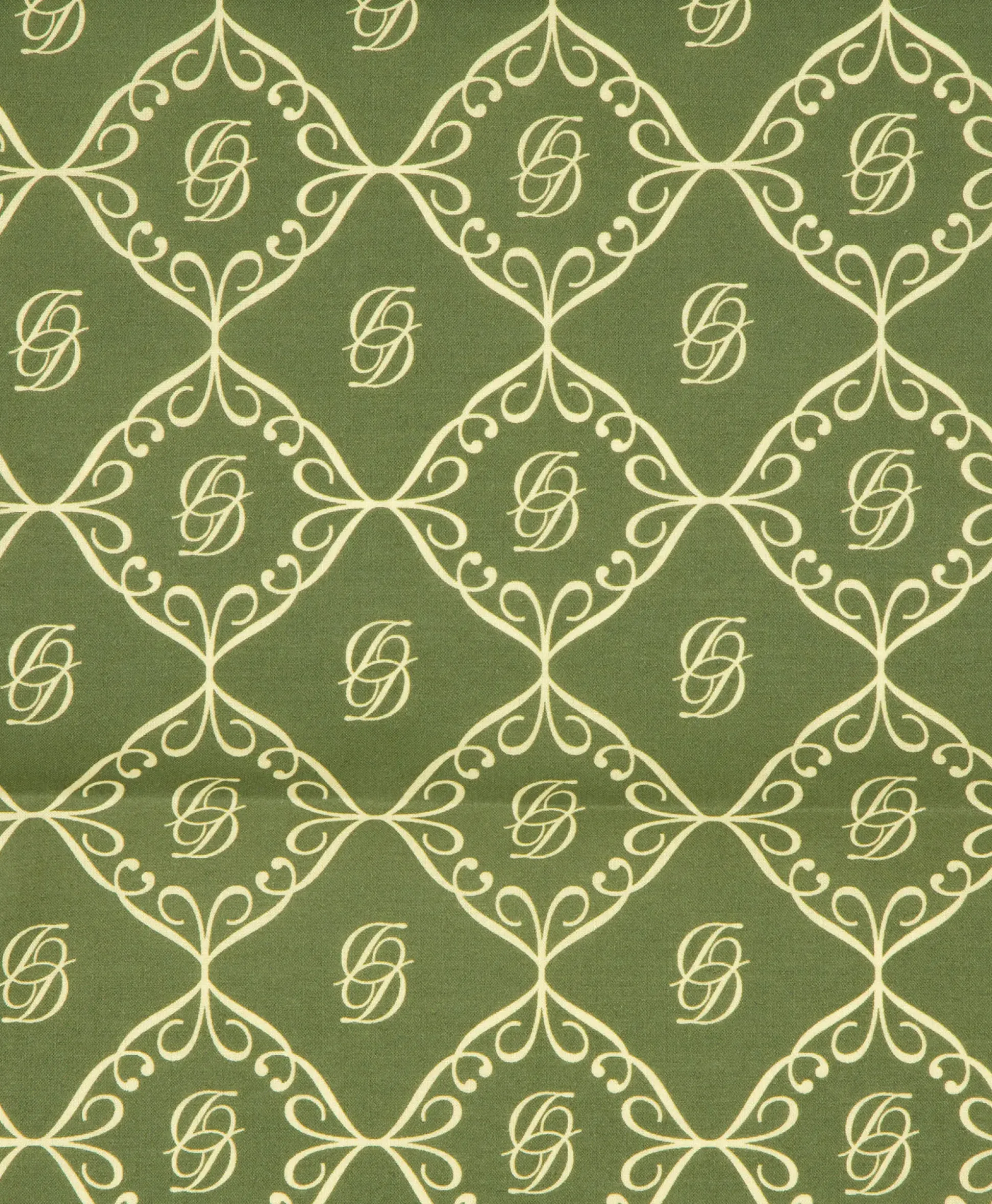 Drole De Monsieur Sjaal La Foulard Monogramme Khaki
