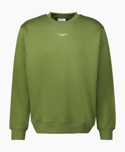 Drole De Monsieur Sweater Le Sweatshirt Slogan Khaki
