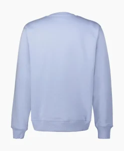 Drole De Monsieur Sweater Le Sweatshirt Slogan Licht Blauw