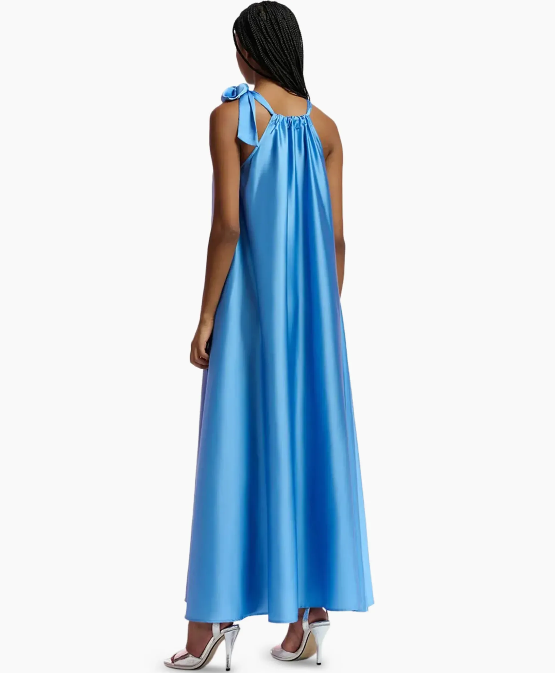 Essentiel Antwerp Maxi Jurk Famson Blauw