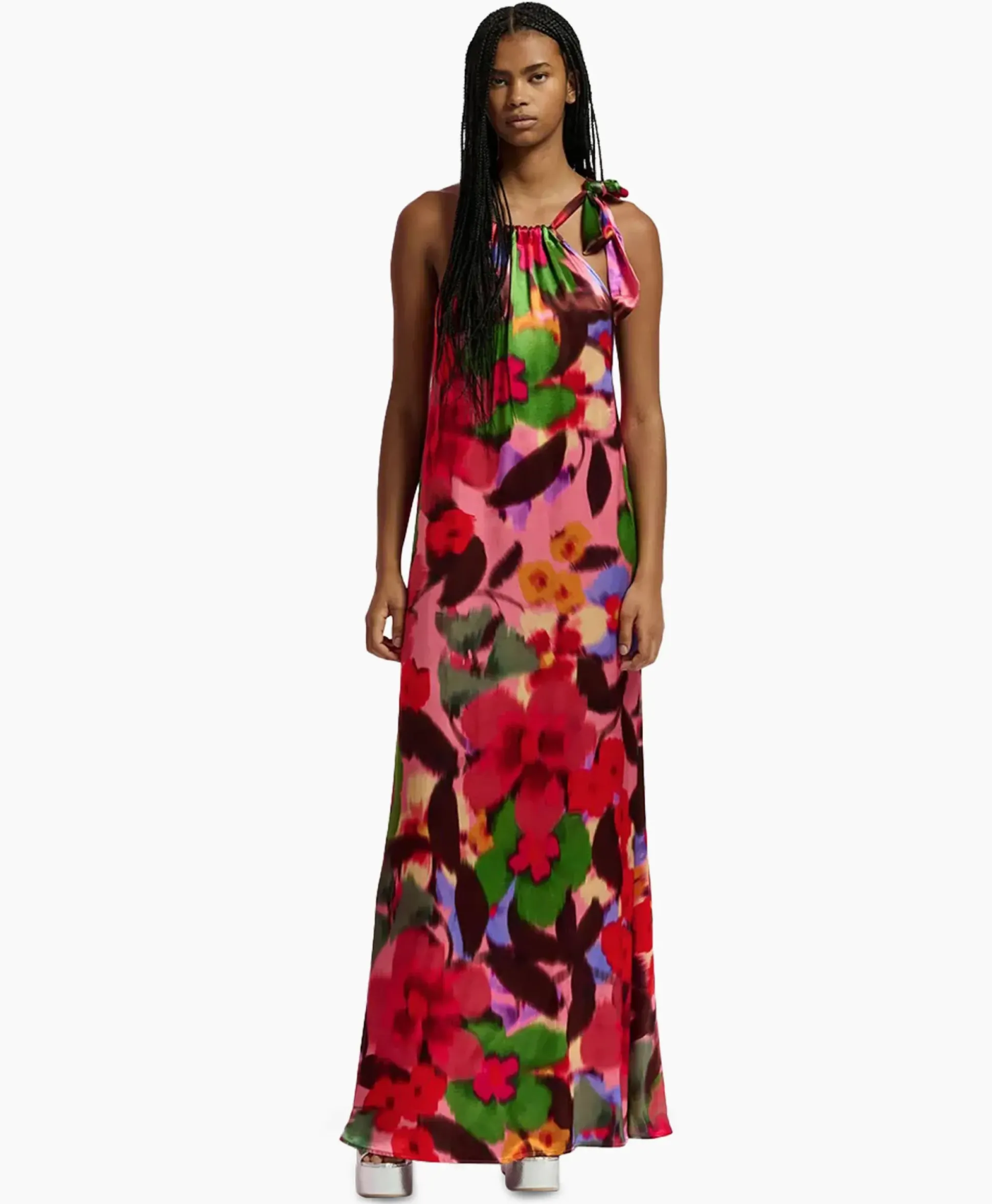 Essentiel Antwerp Maxi Jurk Fanboy Roze
