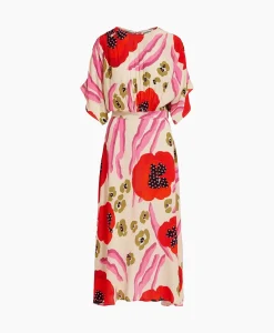 Essentiel Antwerp Midi Jurk Frikart Off White