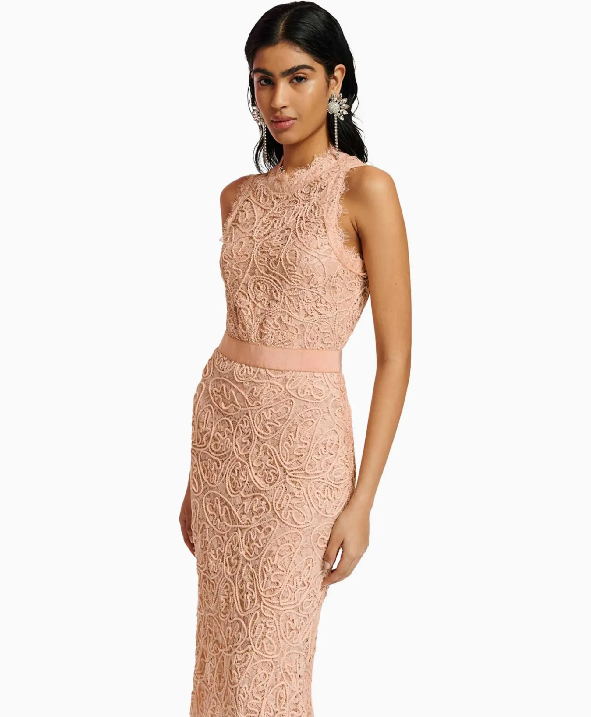 Essentiel Antwerp Midi Jurk Emery Pink