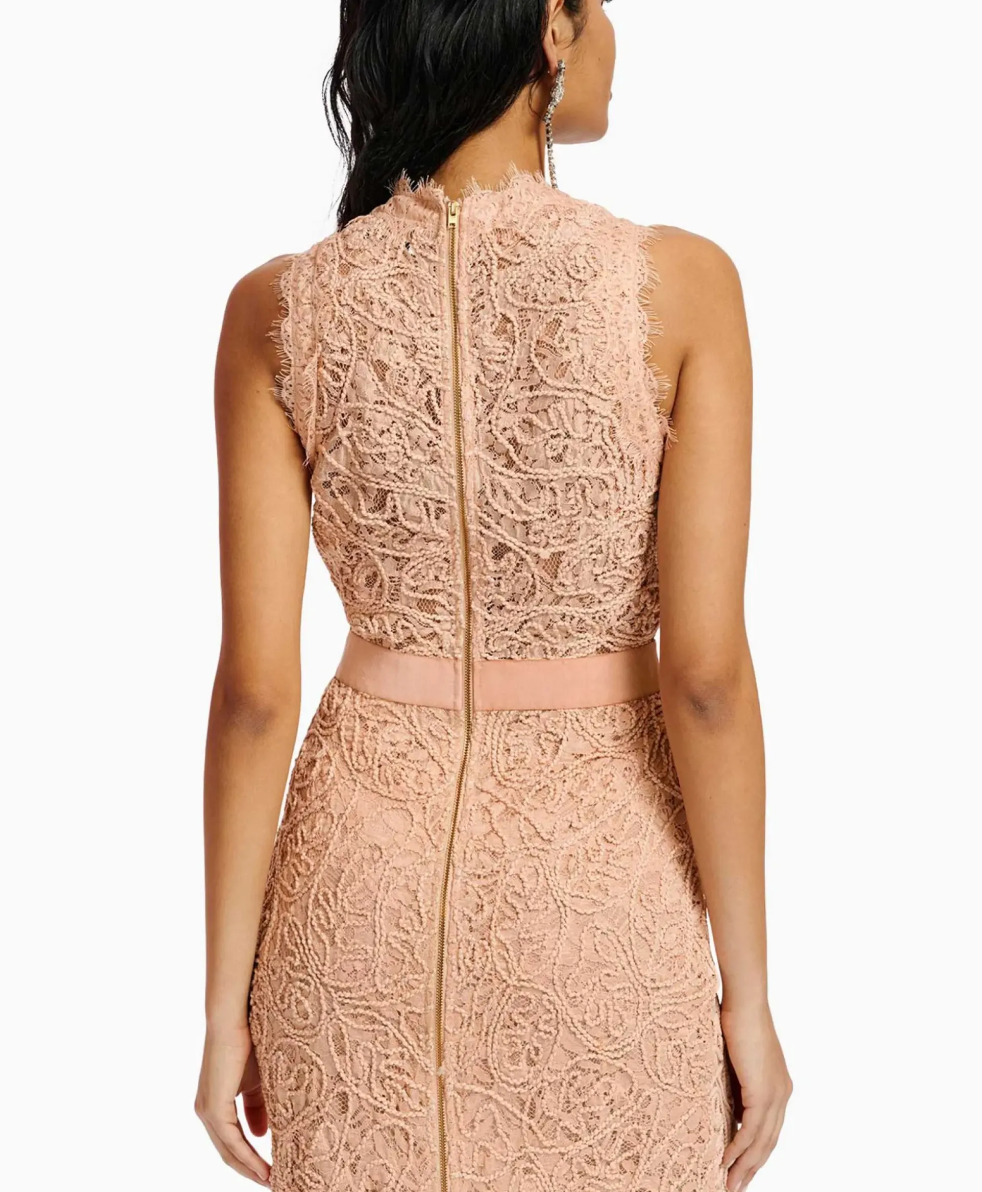 Essentiel Antwerp Midi Jurk Emery Pink