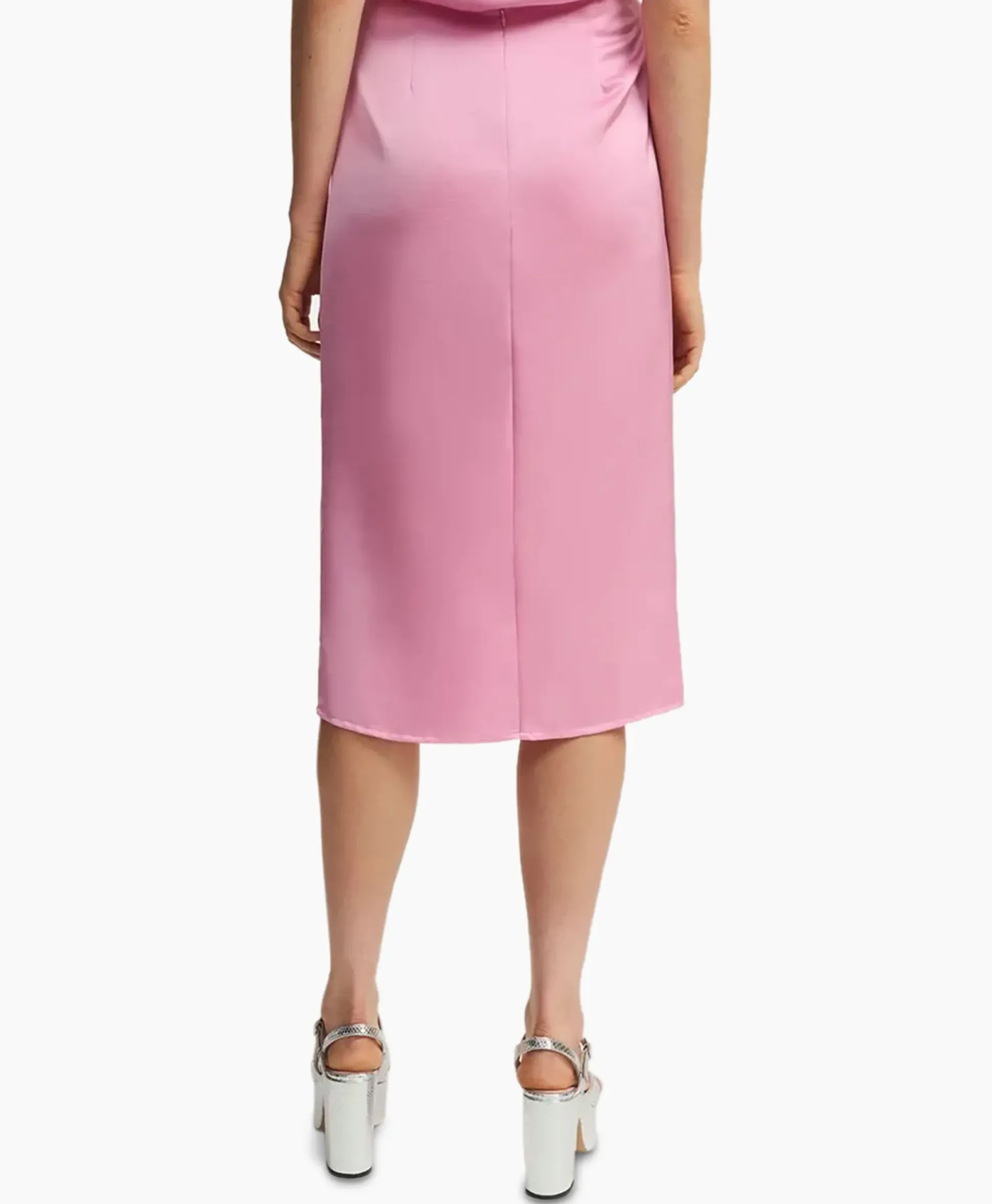 Essentiel Antwerp Midi Rok Fondue Pink