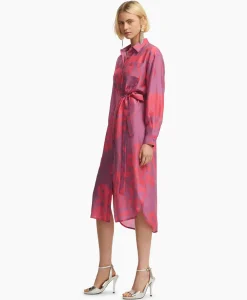 Essentiel Antwerp Mini Jurk Foxglove Pink