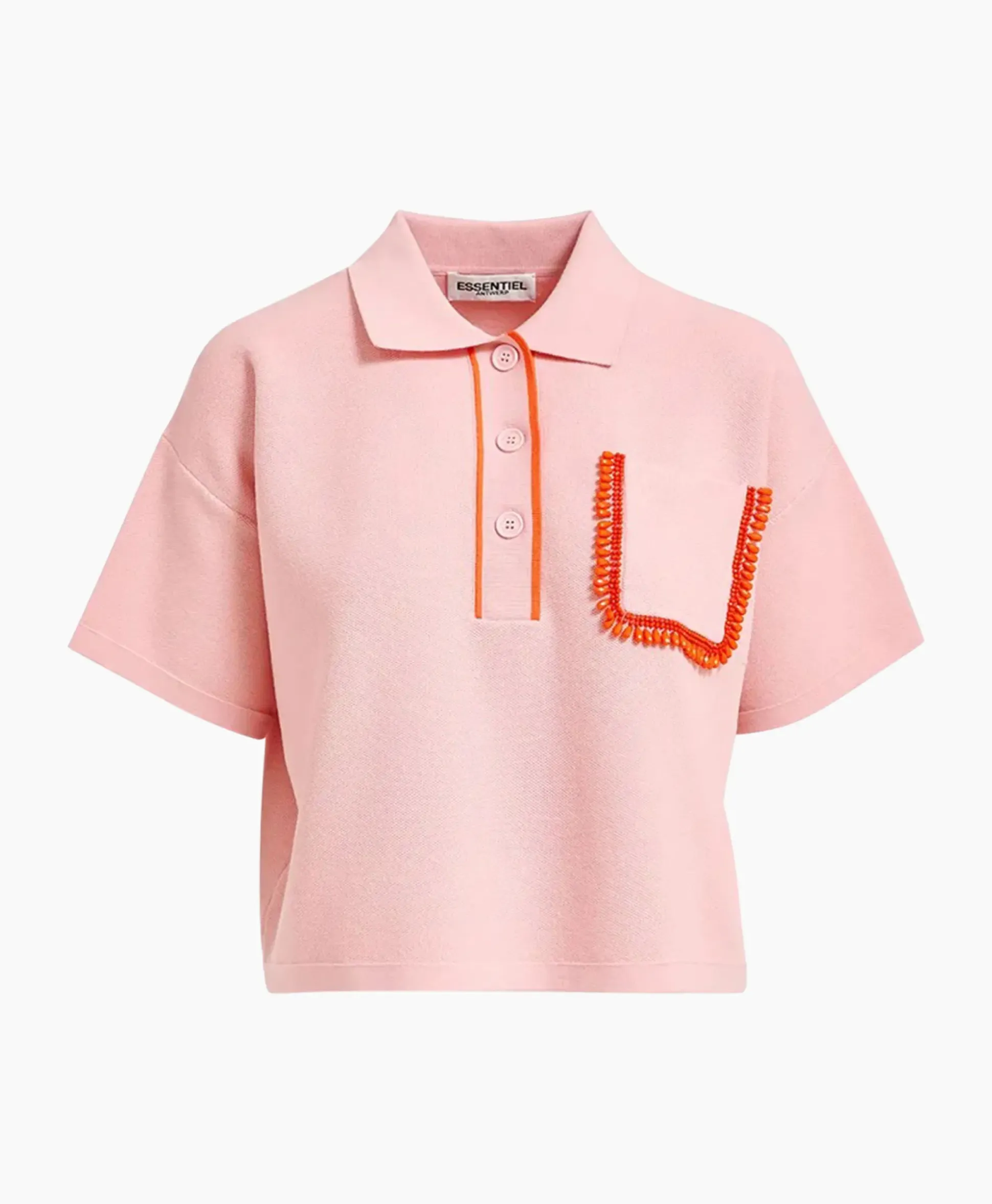 Essentiel Antwerp Polo Flame Rood
