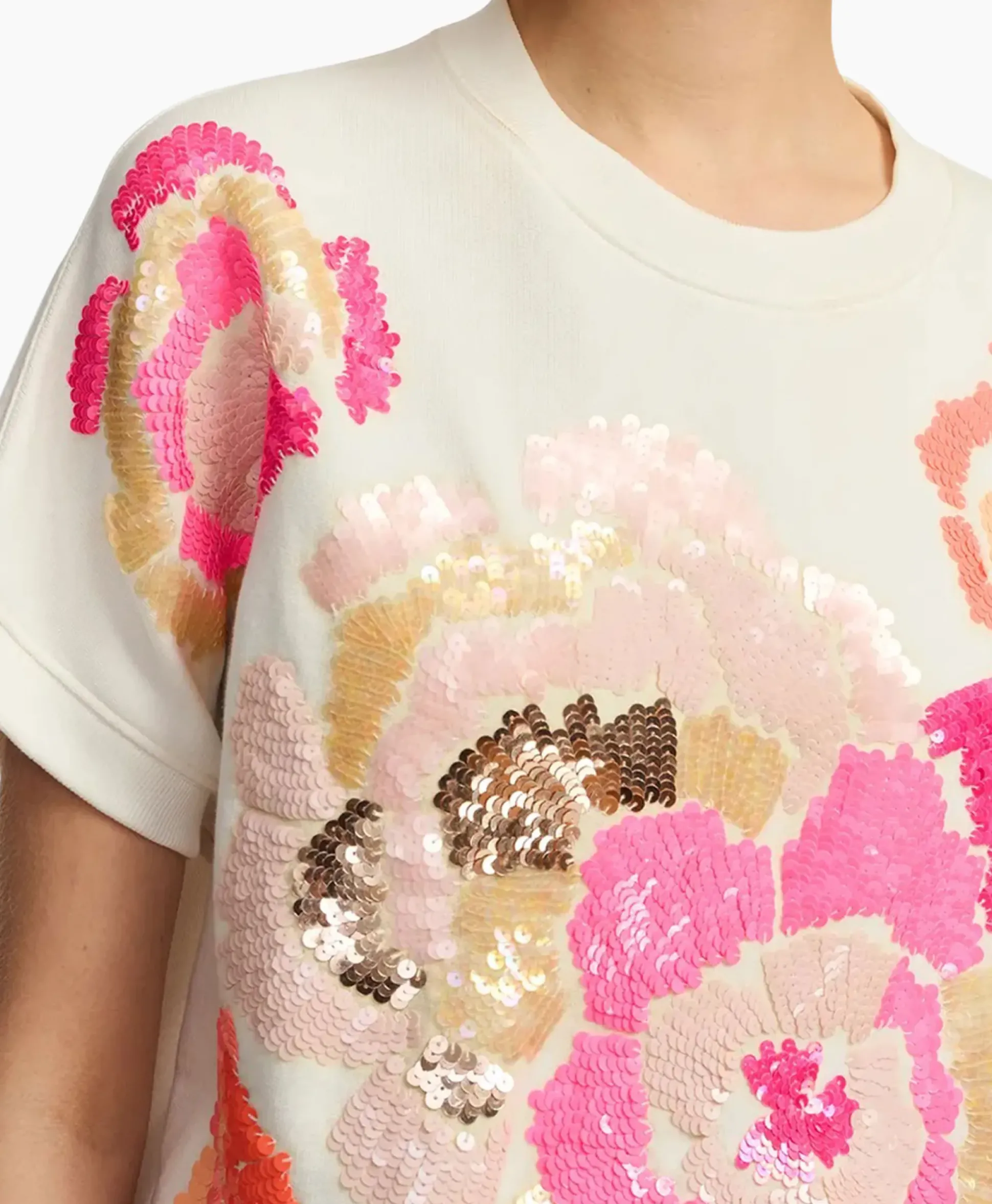 Essentiel Antwerp Pullover Floraly Off White