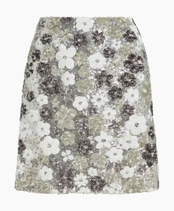 Essentiel Antwerp Rok Fishbone Zilver