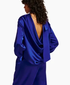 Essentiel Antwerp Top Esatin Blauw