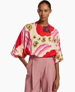 Essentiel Antwerp Top Flowerpower Off White