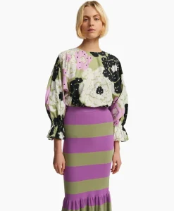 Essentiel Antwerp Top Fulberry Licht Groen
