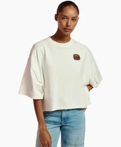 Essentiel Antwerp T-Shirt Korte Mouw Fuente Off White