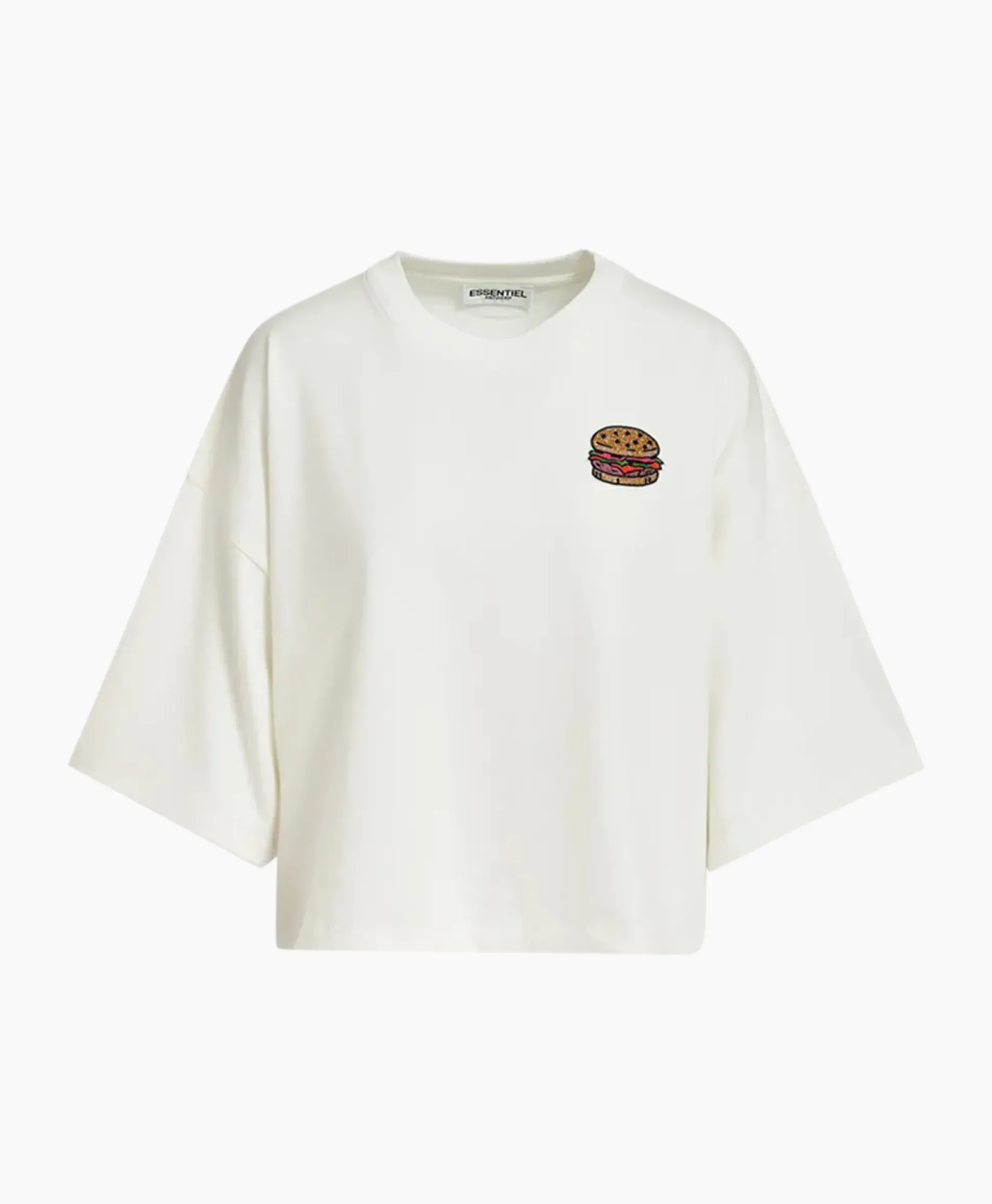 Essentiel Antwerp T-Shirt Korte Mouw Fuente Off White