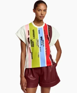 Essentiel Antwerp T-Shirt Korte Mouw Foam Off White