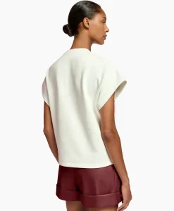 Essentiel Antwerp T-Shirt Korte Mouw Foam Off White