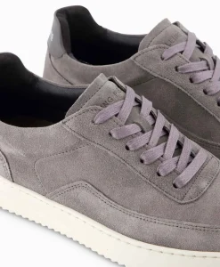 Filling Pieces Sneaker Mondo Suede Organic Grijs