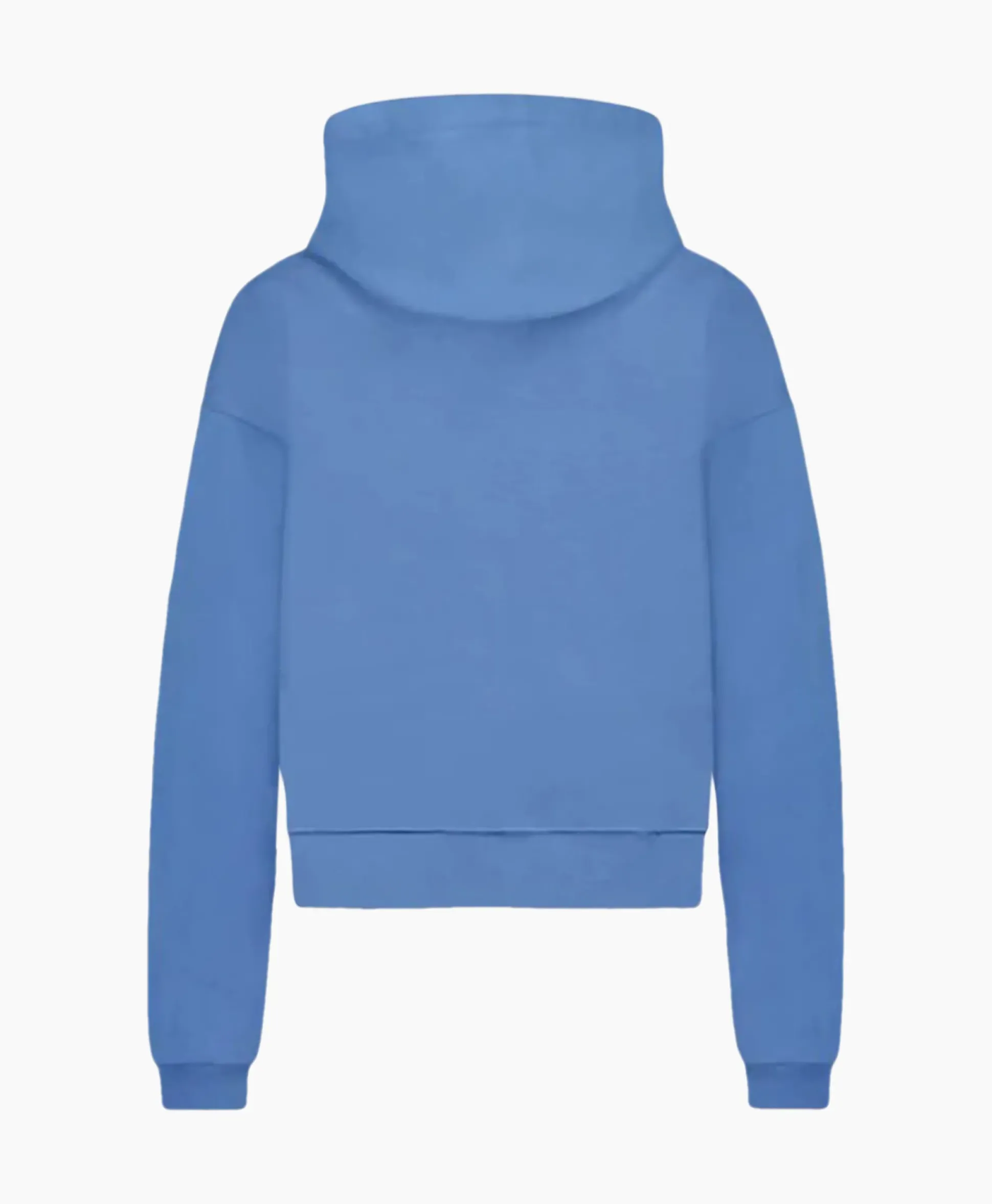 Flaneur Hoodie Floral Watercolor Zip Up Blauw