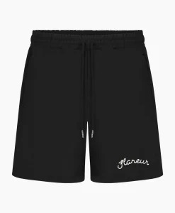 Flaneur Korte Broek Signature Zwart