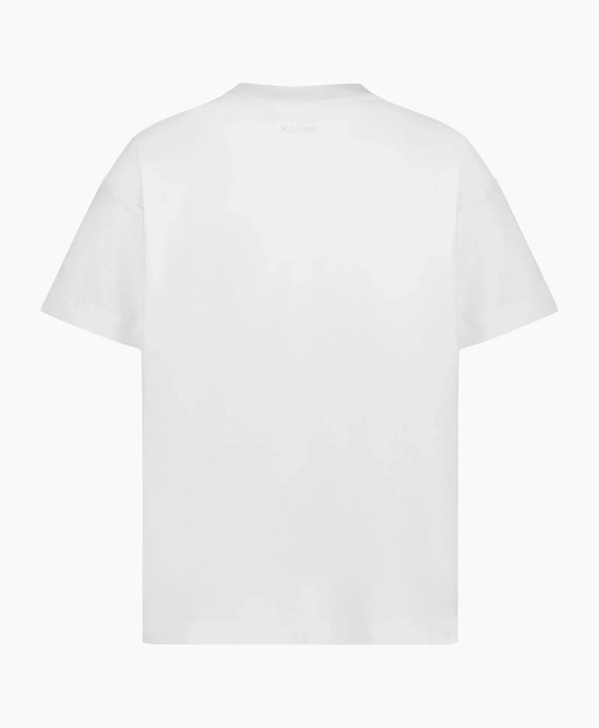 Flaneur T-Shirt Korte Mouw Scribble Wit