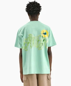 Flaneur T-Shirt Korte Mouw Tortuous Blauw