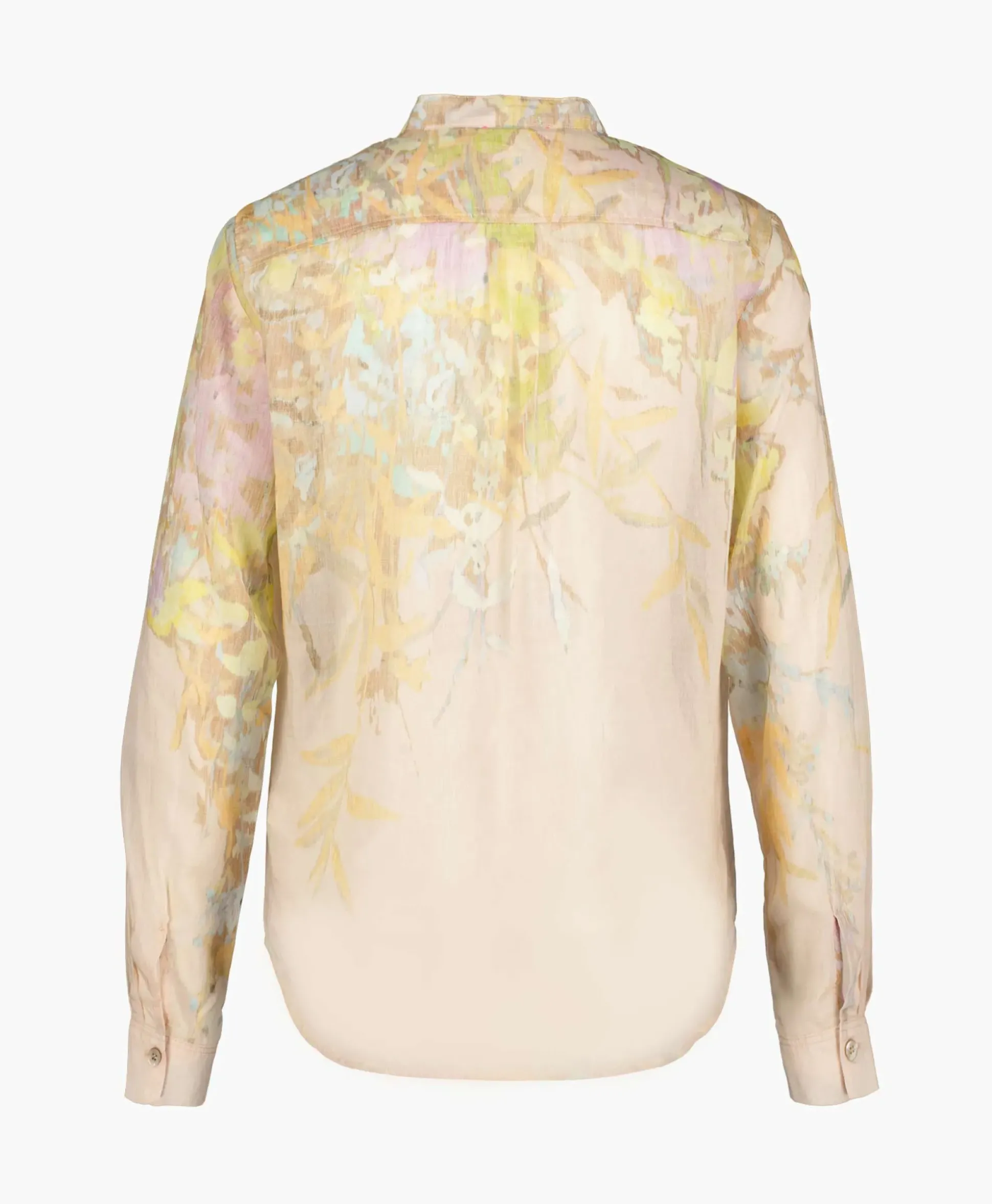 Forte_Forte Blouse Heaven Print Cotton Silk Voile Grandfather Rose