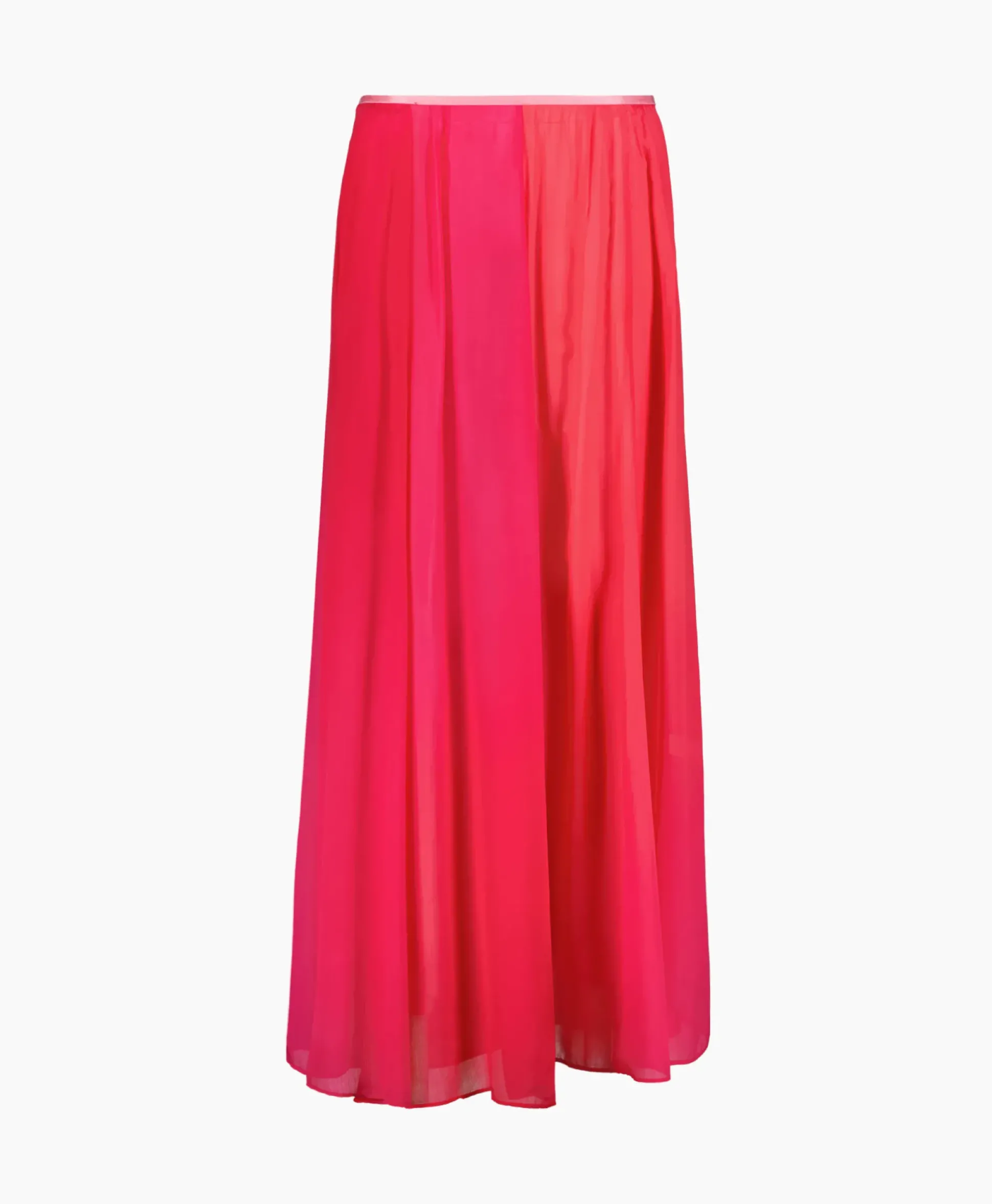 Forte_Forte Maxi Rok Crepon Silk Shaded Pink