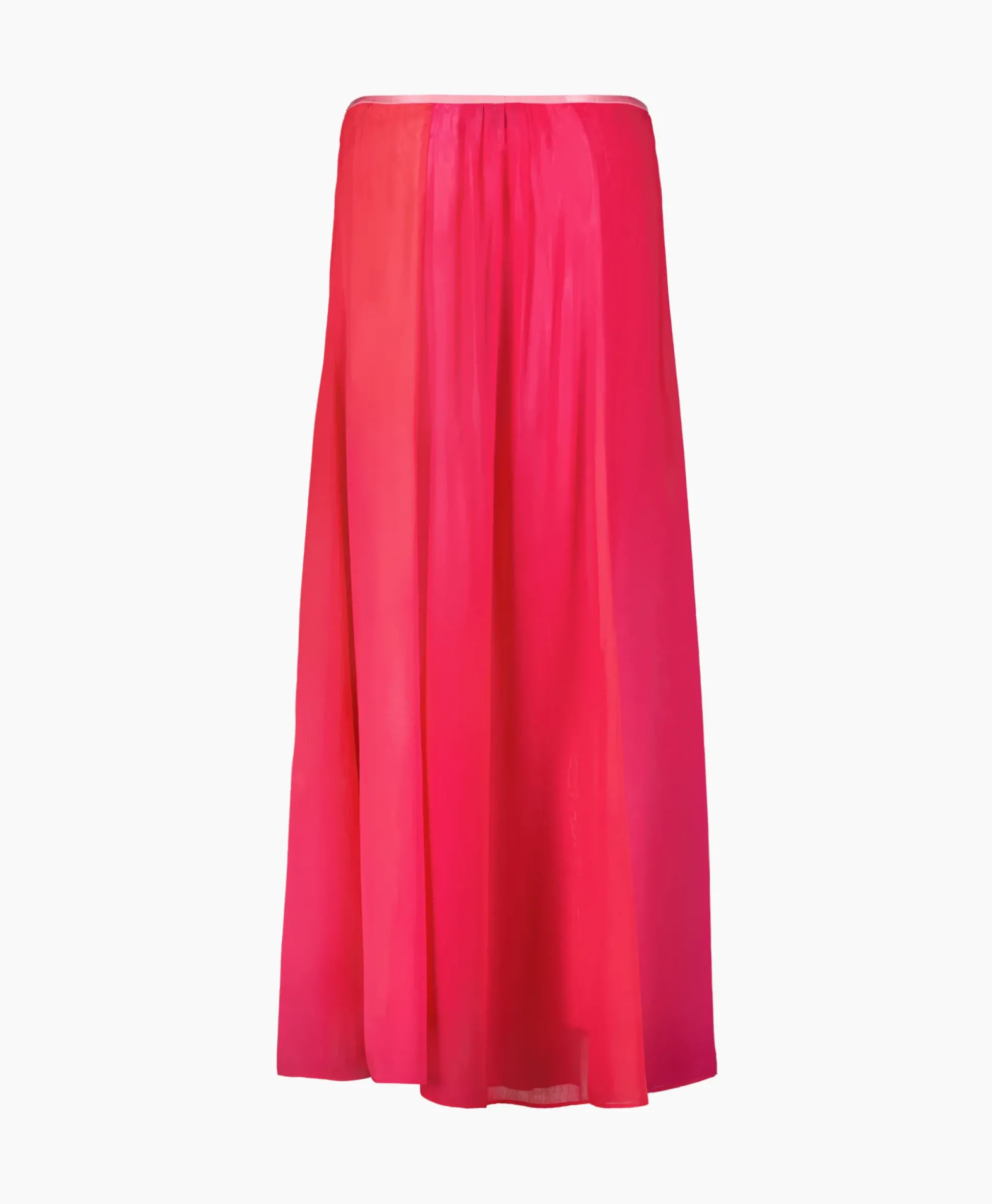 Forte_Forte Maxi Rok Crepon Silk Shaded Pink