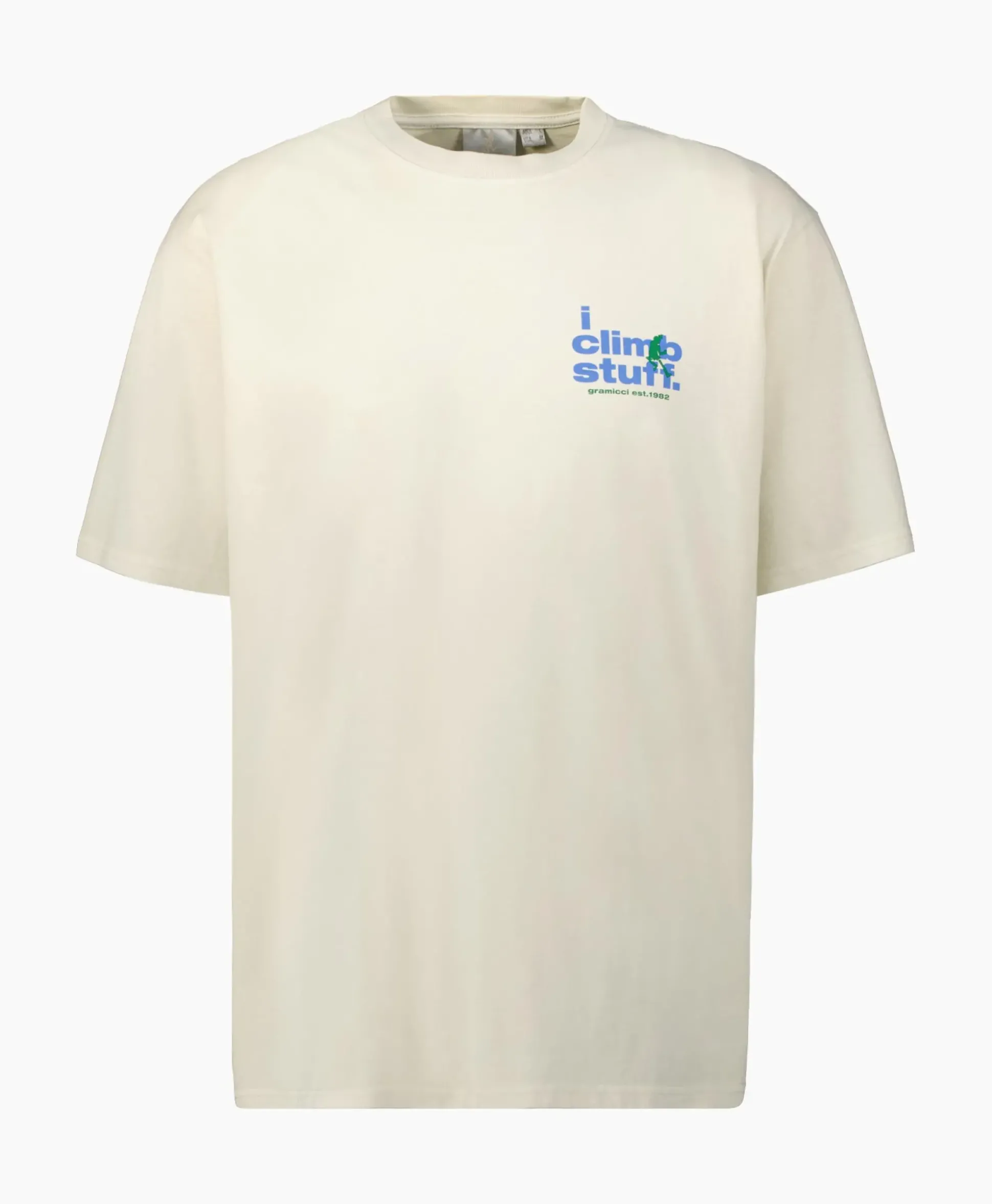 Gramicci T-Shirt Korte Mouw Climb Stuff Beige