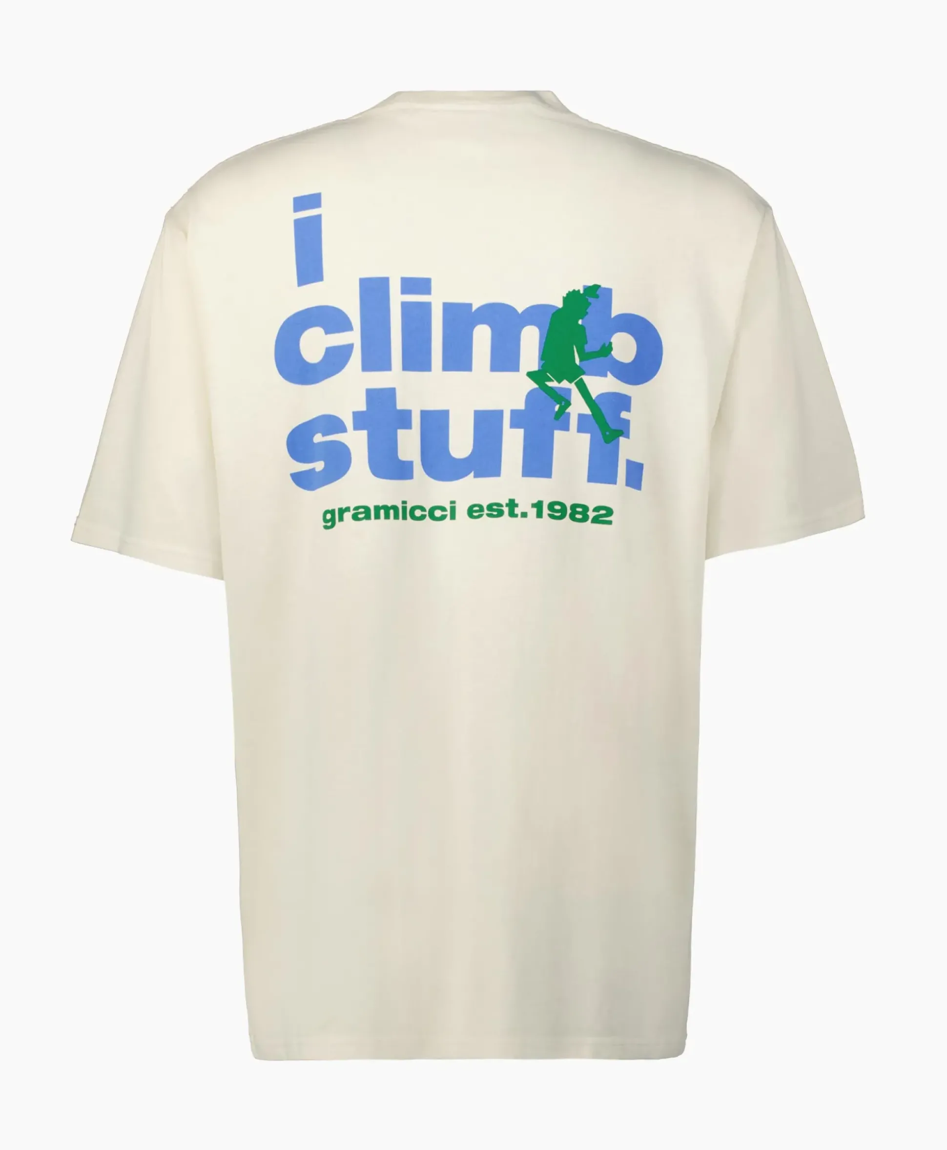 Gramicci T-Shirt Korte Mouw Climb Stuff Beige