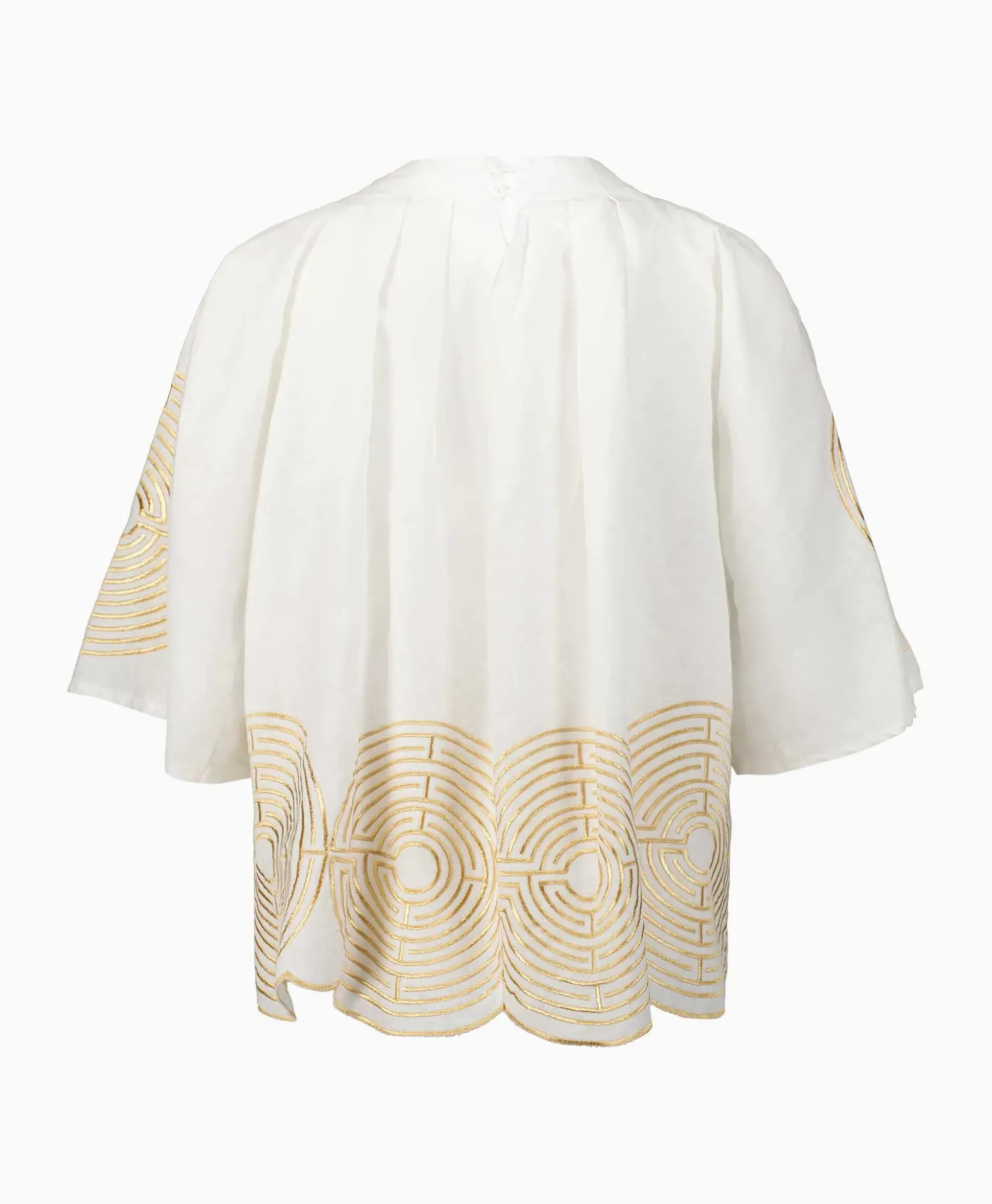 Greek Archaic Kori Blouse Pleates Labyrinth Wit