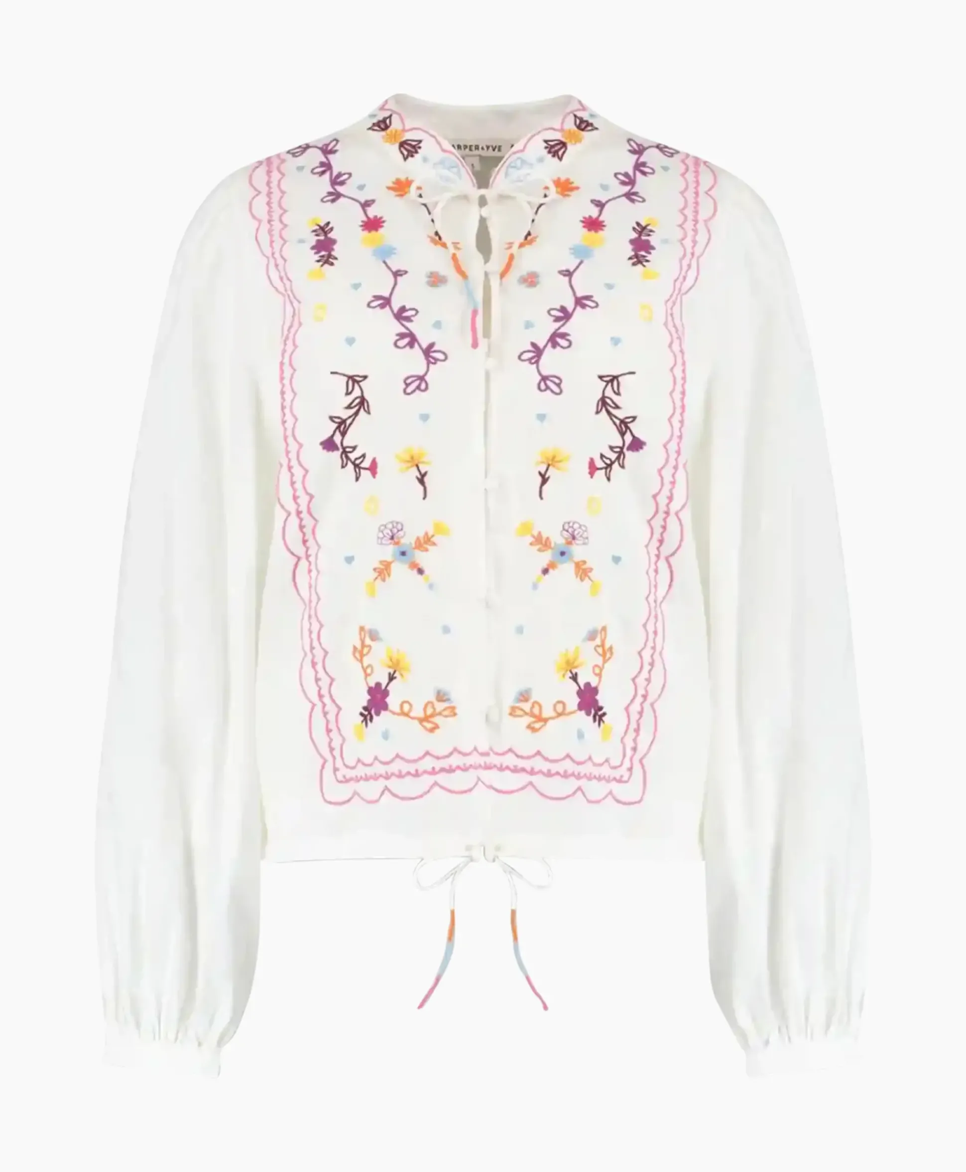 Harper & Yve Blouse Hailey-Ls Ecru