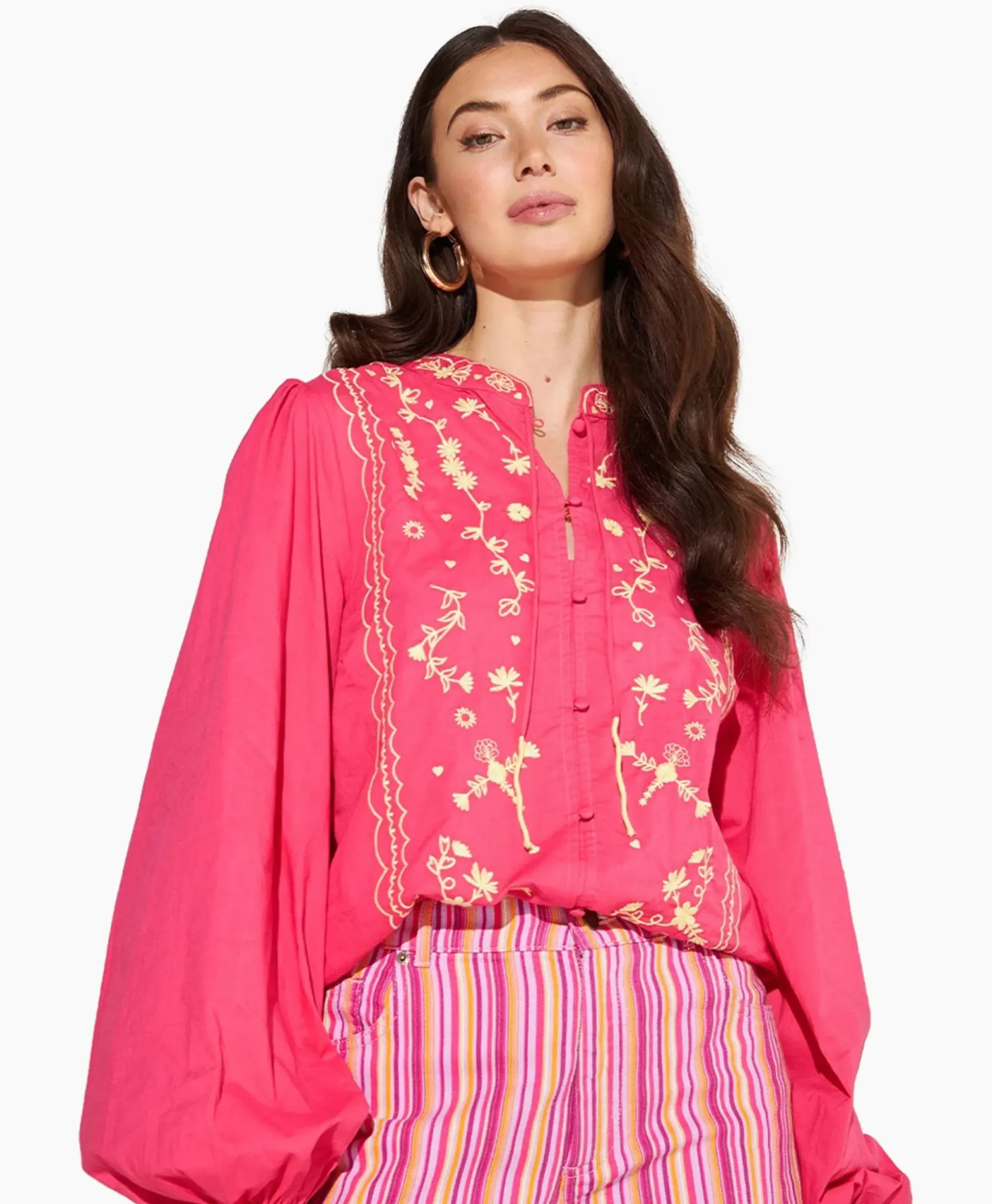 Harper & Yve Blouse Hailey-Ls Roze