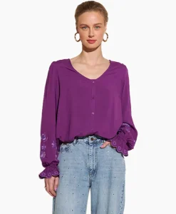 Harper & Yve Blouse Jamy-Ls Paars