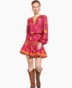 Harper & Yve Mini Jurk Max-Dr Roze